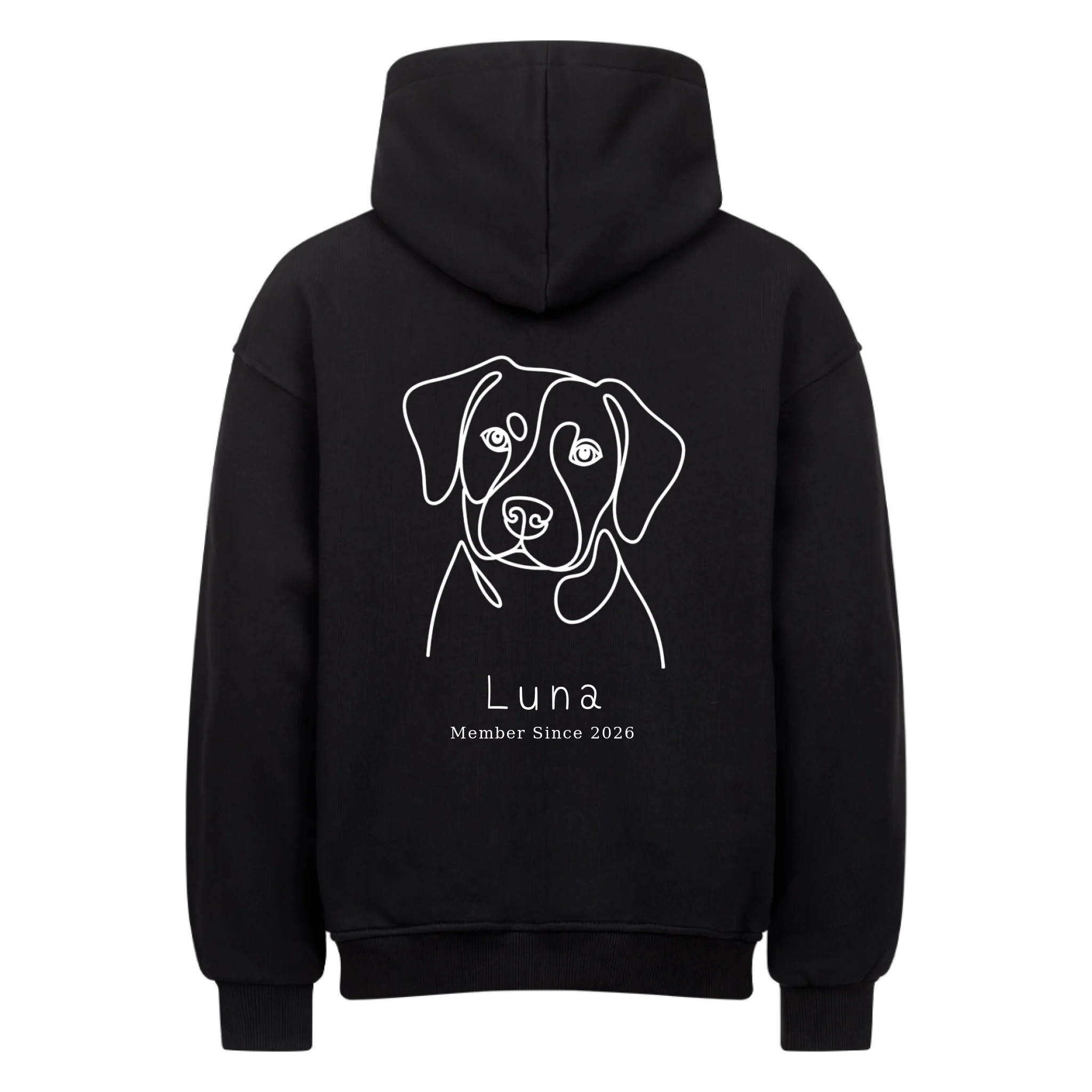 Member Series black - Oversized Hoodie