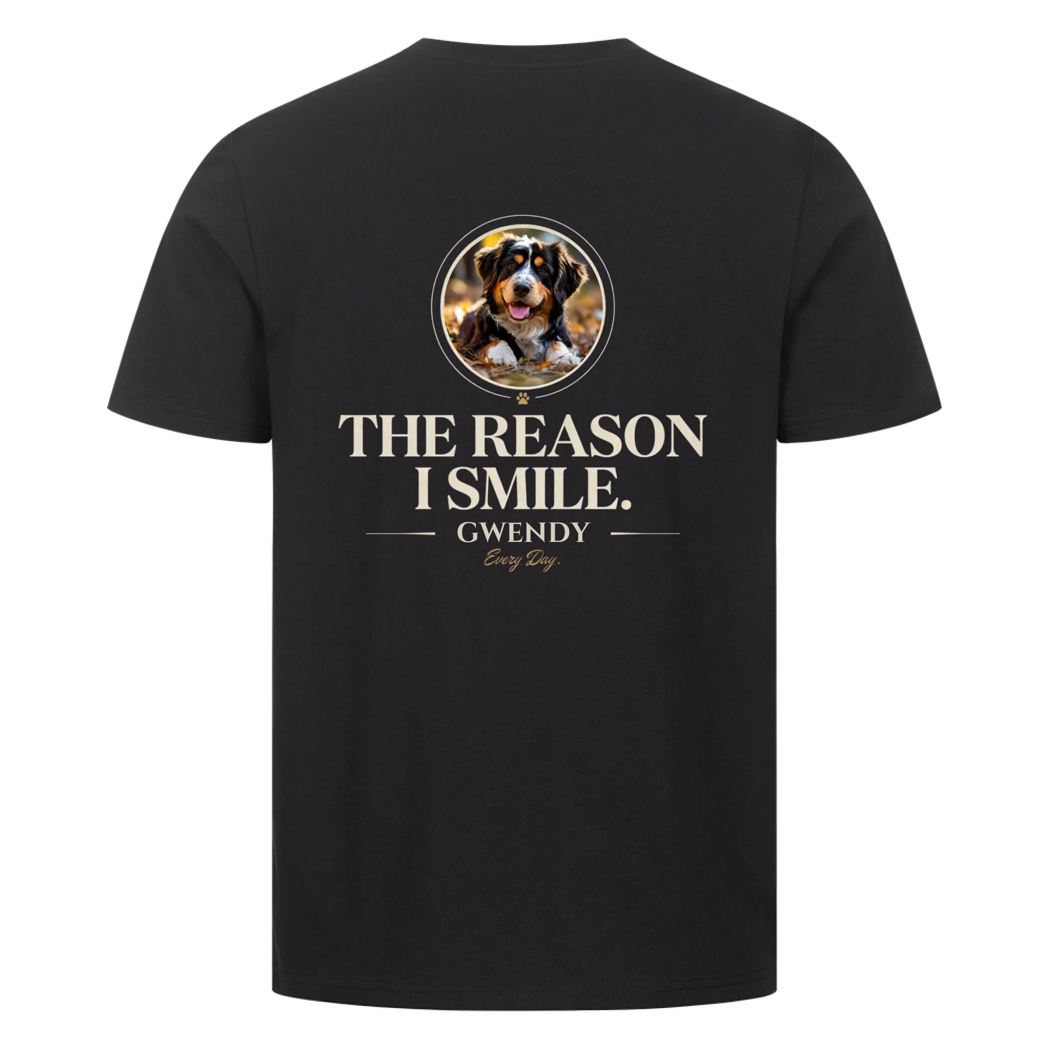 THE REASON I SMILE - personalisierbares Premium T-Shirt