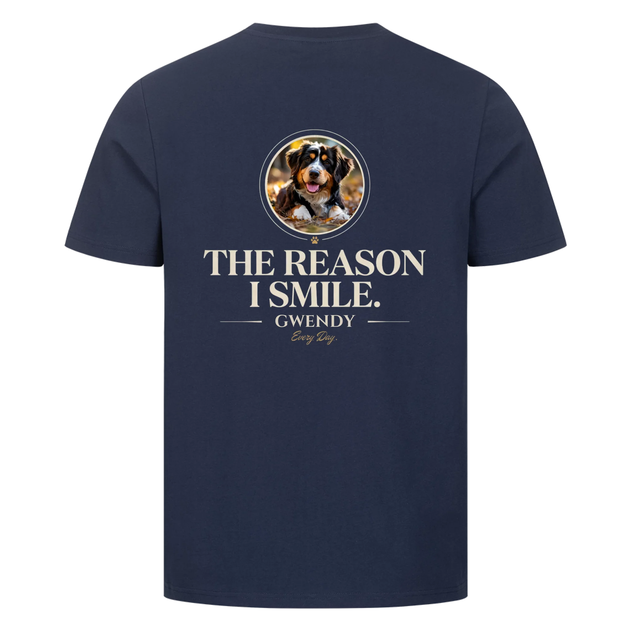 THE REASON I SMILE - personalisierbares Premium T-Shirt