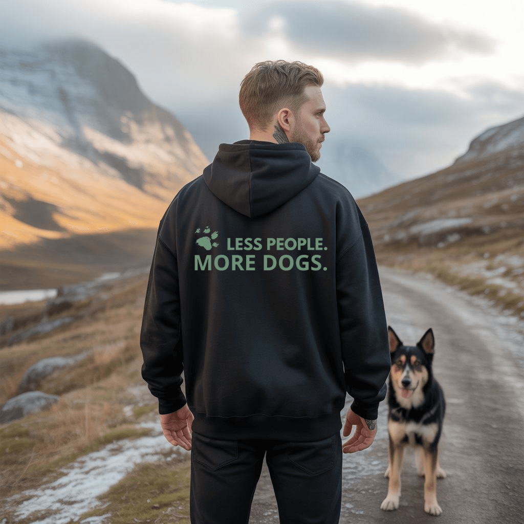 Less People. More Dogs. - Hoodie