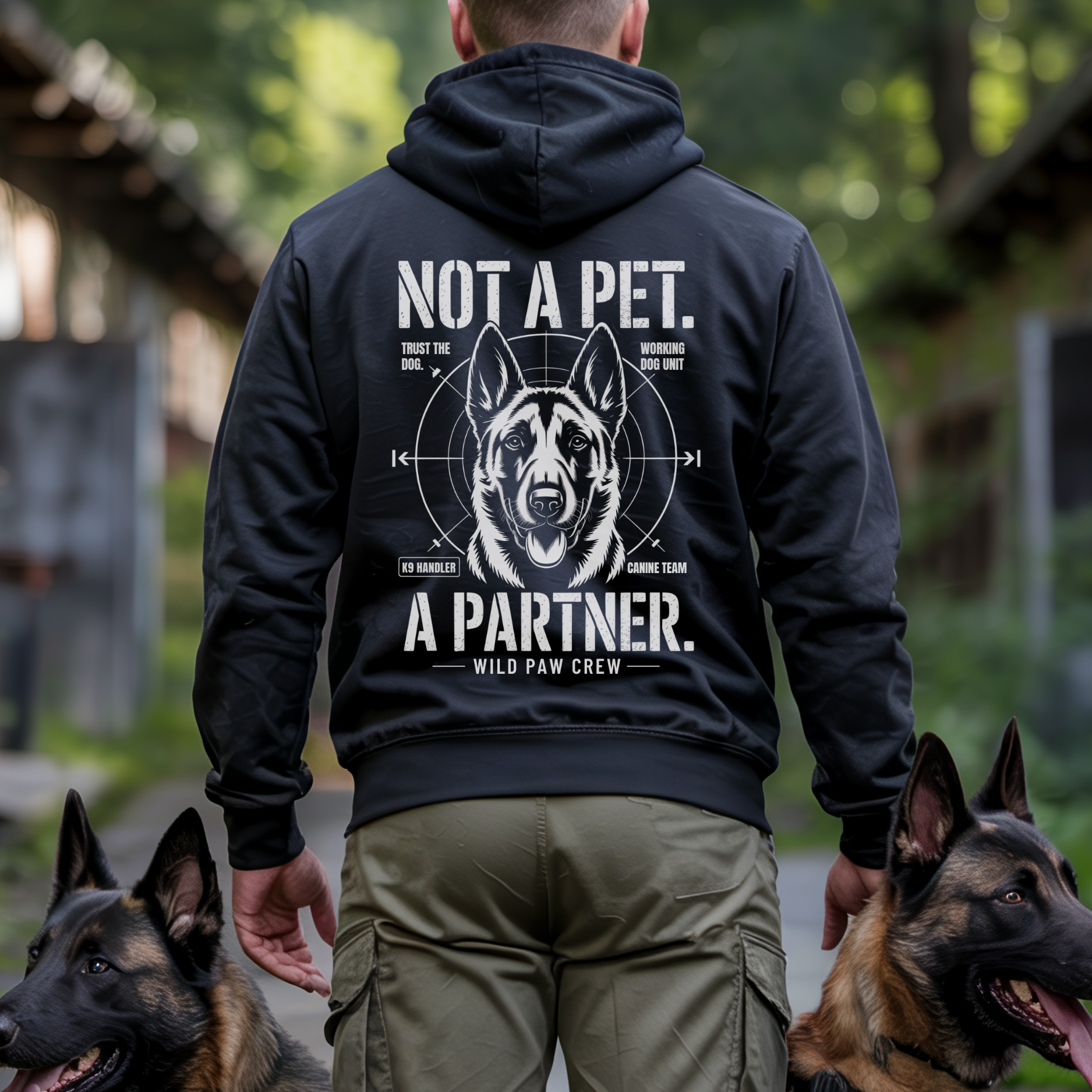 NOT A PET. A PARTNER. - Premium Hoodie