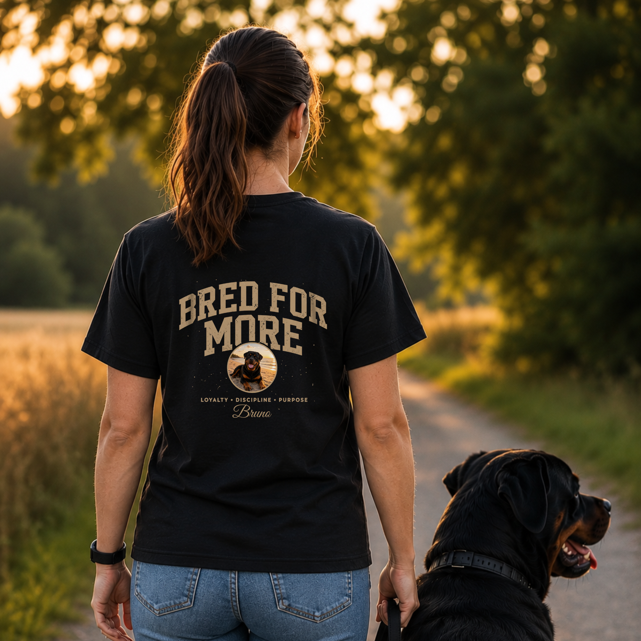 BREED FOR MORE - personalisierbares Premium T-Shirt
