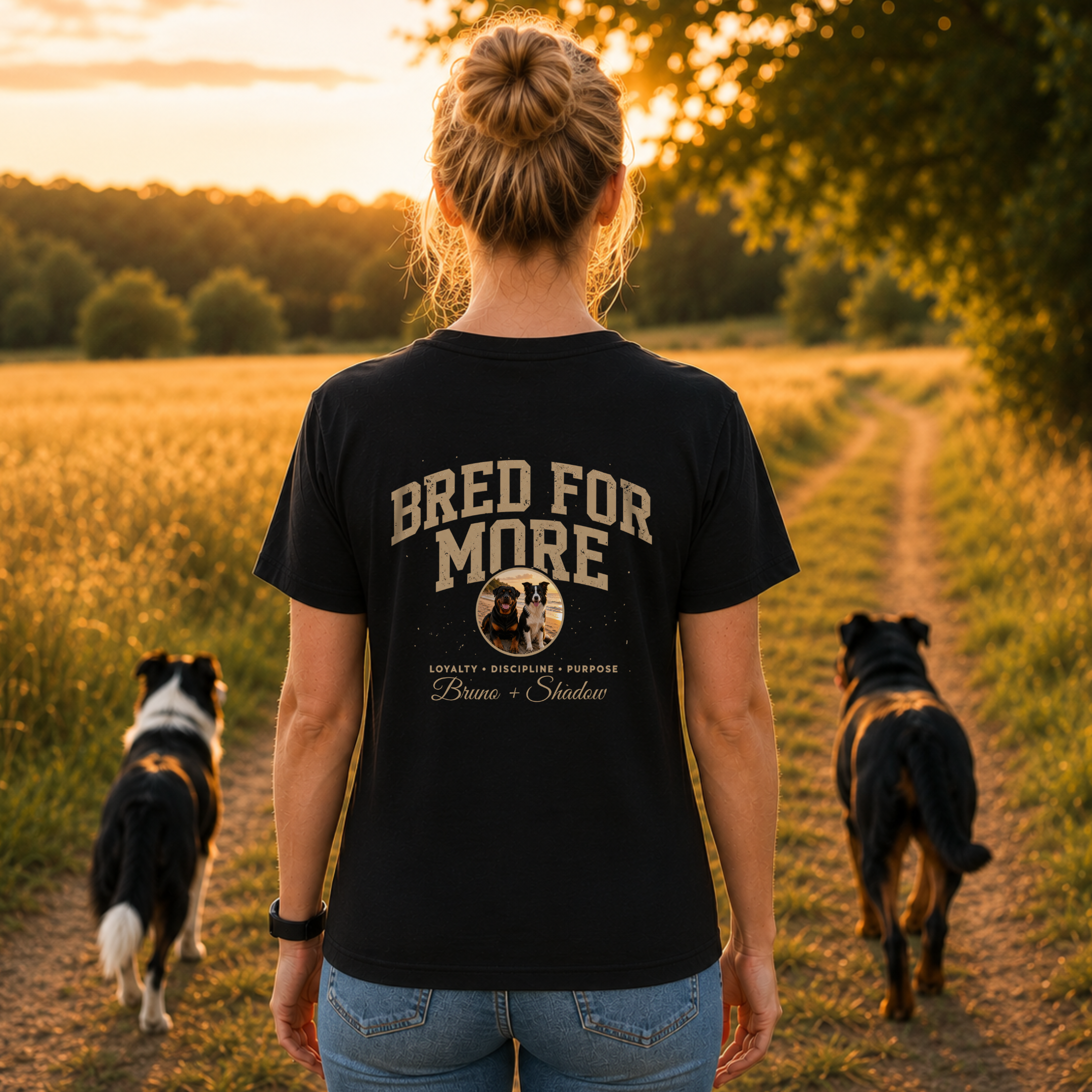 BREED FOR MORE - personalisierbares Premium T-Shirt