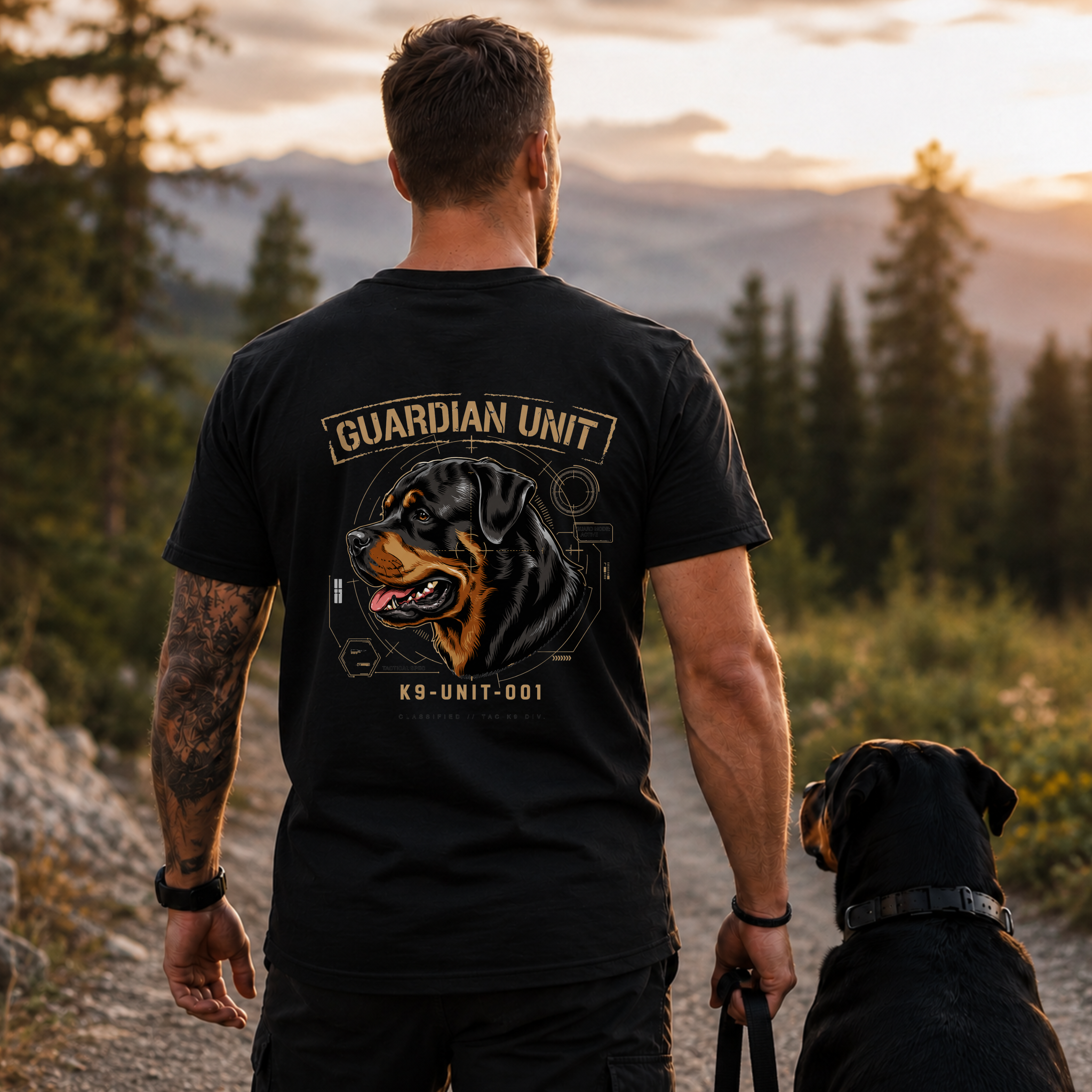 Guardian Unit Rottweiler - Premium T-Shirt