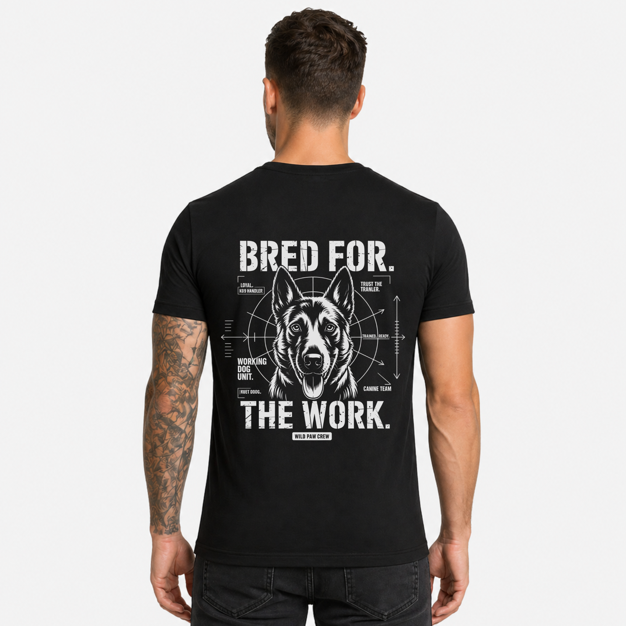 BRED FOR THE WORK - Premium T-Shirt