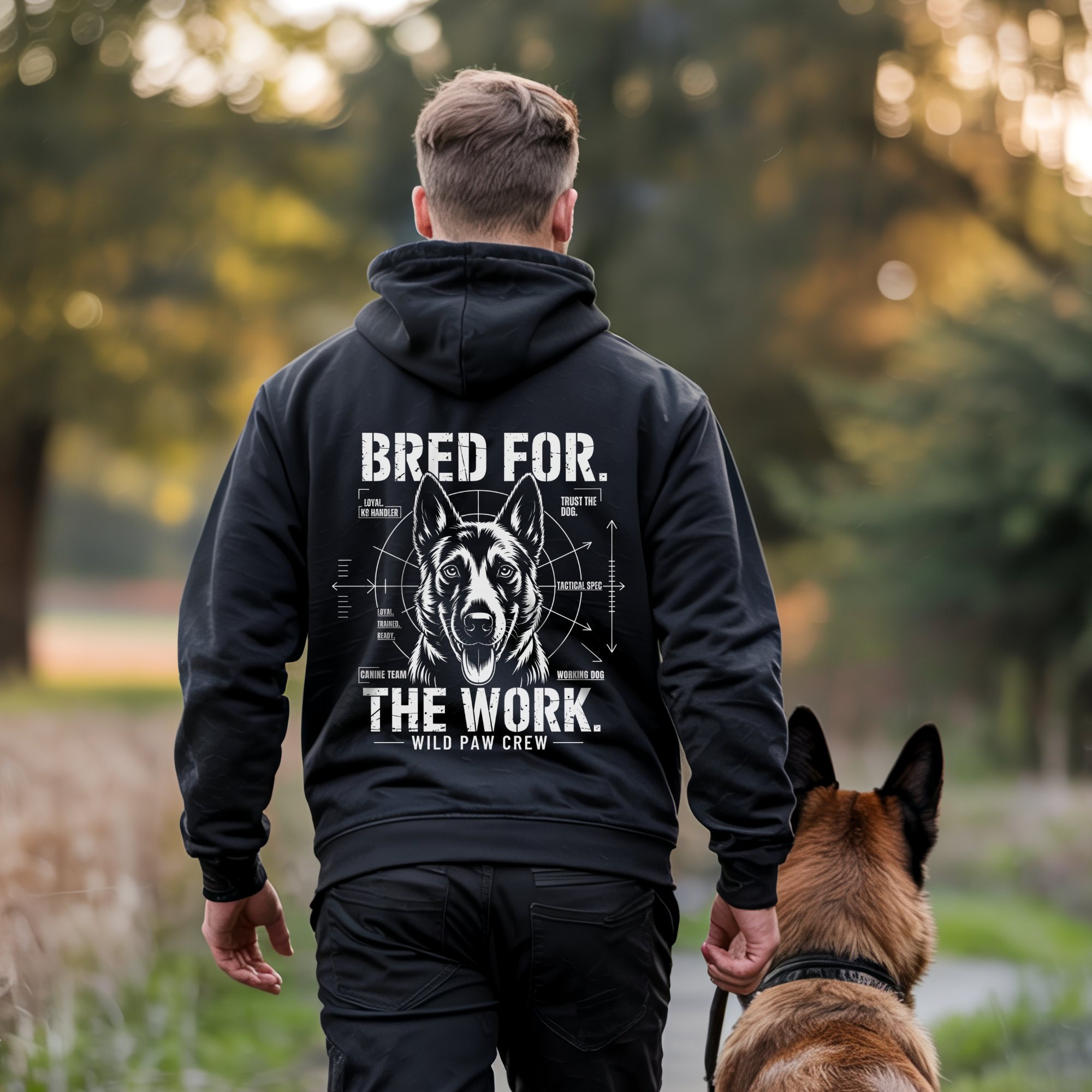 BRED FOR THE WORK -  Premium Hoodie